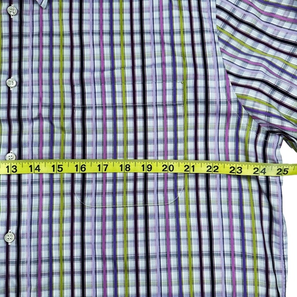 COPY - St. Croix Multi Color Plaid Long Sleeve Luxury Button Down Shirt * Sz XL - Picture 3 of 5